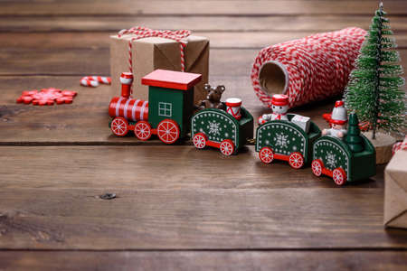 Christmas elements of decorations for decorating the New Year tree and preparing for the holiday....