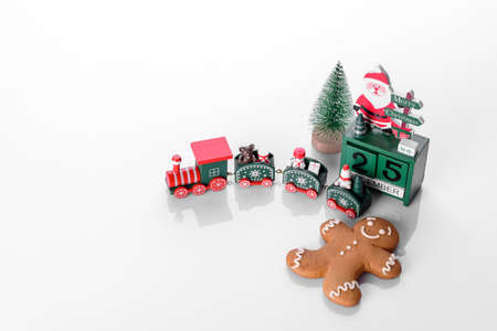 Christmas elements of decorations for decorating the New Year tree and preparing for the holiday....