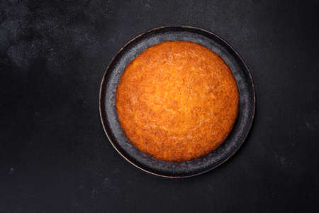 Sweet Homemade Thanksgiving Pumpkin Pie Ready to Eat