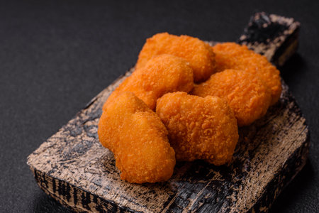 fried chicken pane chicken breast filletsの写真素材