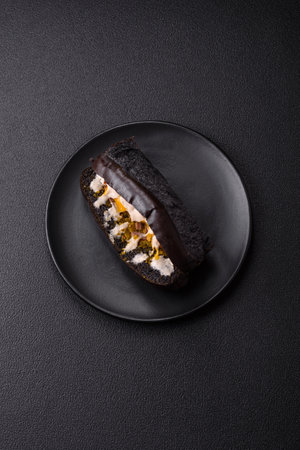 Sandwich with brioche bun, stracciatello and vitello tonato sauce