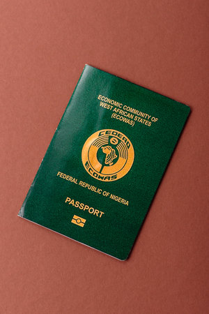 Nigerian International Citizen Passport for global business, emigration and travelの写真素材
