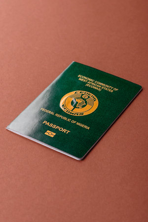 Nigerian International Citizen Passport for global business, emigration and travelの写真素材