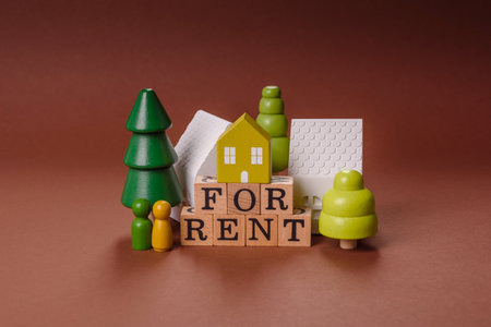 Renting a house, buying a property, renting a car, buying and selling a business propertyの写真素材
