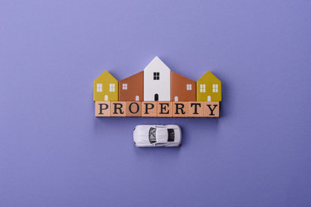 Property, house, real estate, purchase or sale. Financial investment in propertyの写真素材