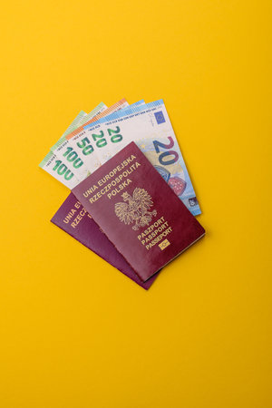Poland passport for traveling, flying and doing business. Polish document, id for crossing the...