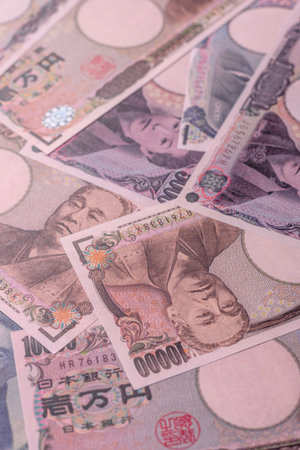 Japan, Japanese yen paper banknotes, money for business, financial transactions, and settlements....