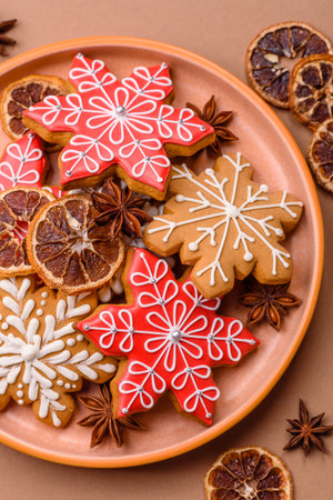 Gingerbread, Christmas cookies, and ornamental holiday baked goods. Christmas gingerbread as a...