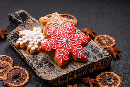Gingerbread, Christmas cookies, and ornamental holiday baked goods. Christmas gingerbread as a...