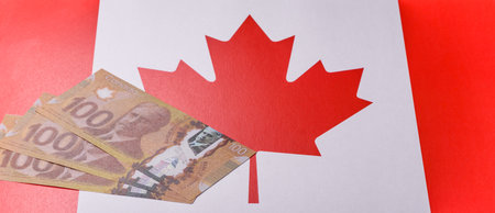 Money, currency of Canada, dollar banknotes of various denominations. Canadian money as a financial...