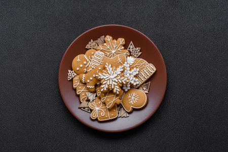Gingerbread, Christmas cookies, and ornamental holiday baked goods. Christmas gingerbread as a...