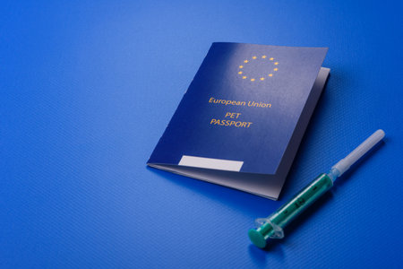 A pet passport is a document with vaccination and travel information for a cat, dog, or other...