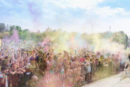 Holi festival of colorsのeditorial素材