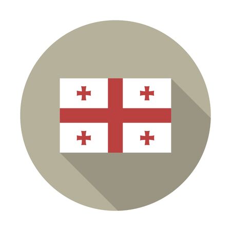 georgia flagのイラスト素材