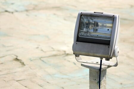 Big Halogen Spotlight Closeupの写真素材