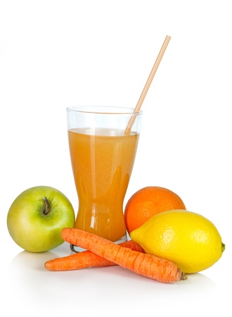  Healthy juice of mixed fruits の写真素材
