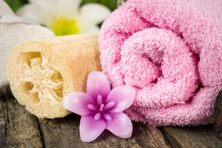Spa and wellness settingの写真素材