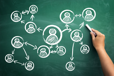 Communication between people is the key for successの写真素材