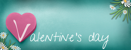 Valentine's Day comes with spring, background, love, emotion, romantic, conceptの写真素材