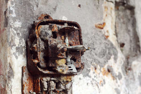 rusted locker