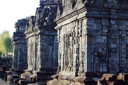 ruin of borobudur templeの写真素材