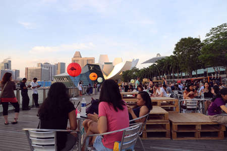 out door festival at marina bayのeditorial素材