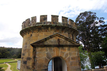 Port Arthur Historic Site buildingの写真素材