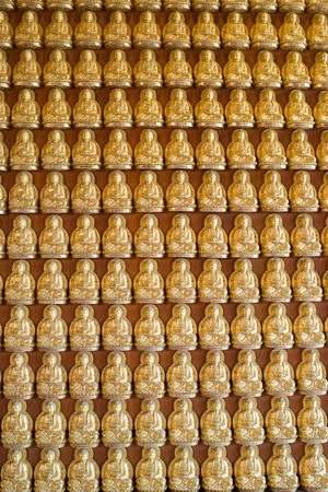 little gold buddhaの写真素材