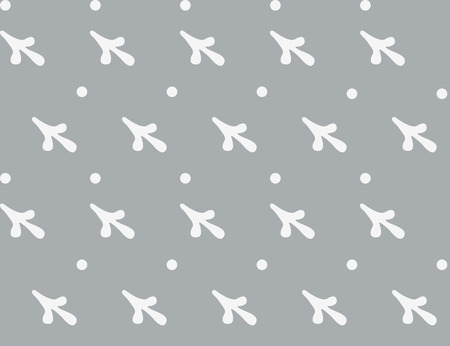 Vector seamless pattern. Vintage stylish texture. Repeating abstract monochrome backgroundのイラスト素材