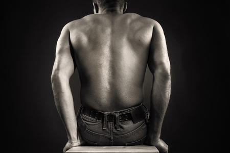 Male backの写真素材