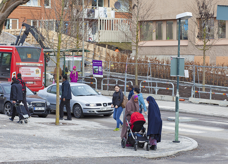 Rinkeby, Stockholm.のeditorial素材