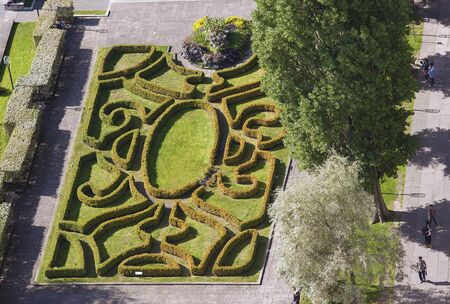 Stockholm, Sweden - August 14, 2016. Maze at City Hall.のeditorial素材