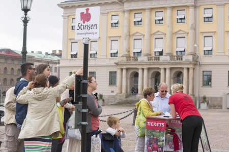 Gothenburg, Sweden - August 11, 2016. Sightseeing in Gothenburg.のeditorial素材