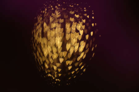 Bokeh heart Shapeの写真素材