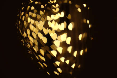 Bokeh heart Shapeの写真素材