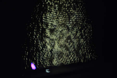 Bokeh heart Shapeの写真素材