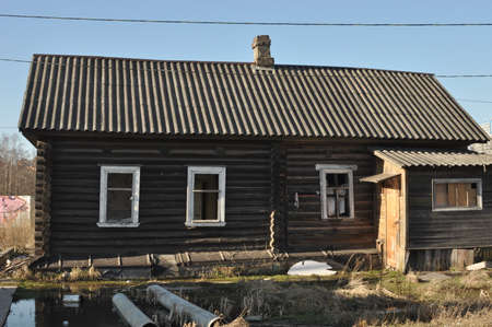 Old abandoned houseのeditorial素材