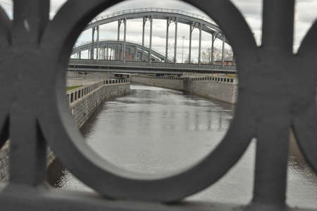 American bridge in St. Petersburgの写真素材