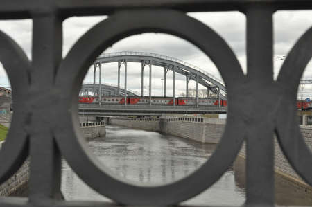 American bridge in St. Petersburgの写真素材