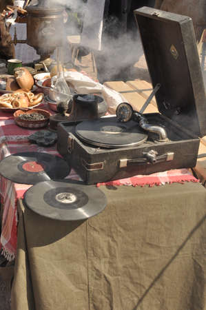 Still life of old thingsの写真素材