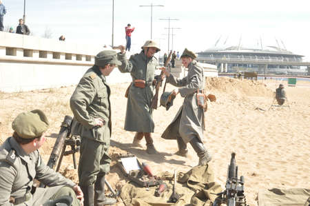Soldiers at restのeditorial素材