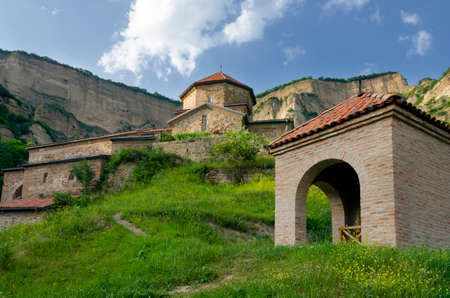 Secluded monastery high in the mountains