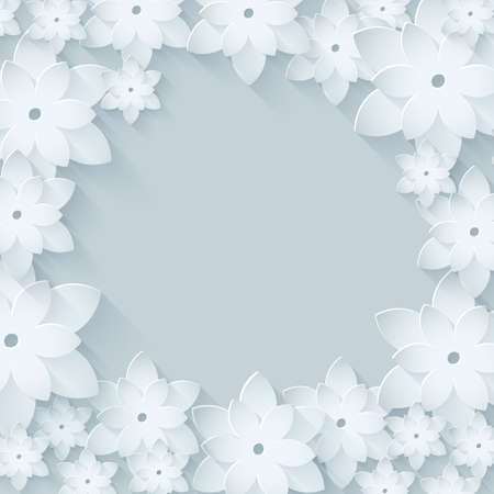 Paper flower.のイラスト素材