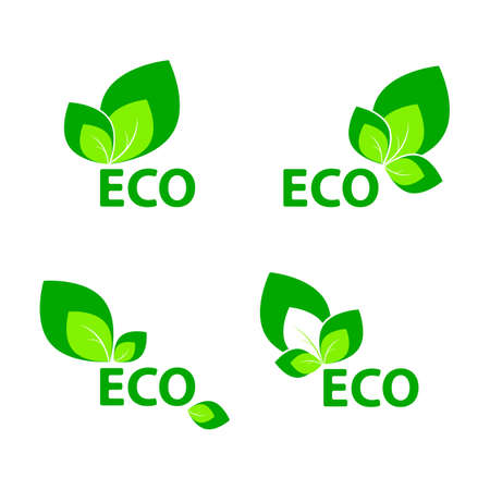 Eco symbol icon set. Ecology signのイラスト素材