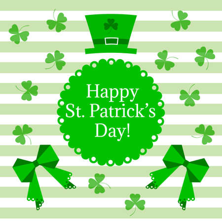 St. Patrick's Day greeting templateのイラスト素材