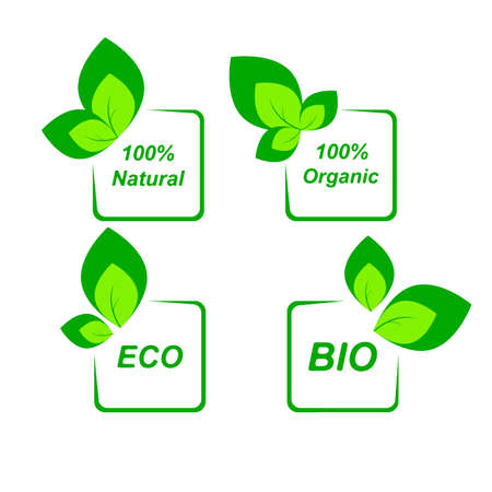 Eco symbol icon set.のイラスト素材