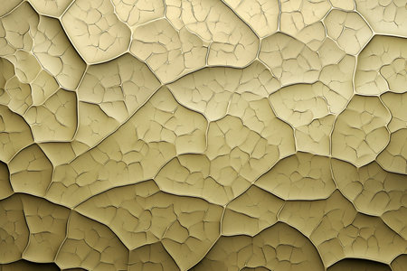 Textured material abstract background in khaki green earthy colors, organic pattern of broken surfaceの素材