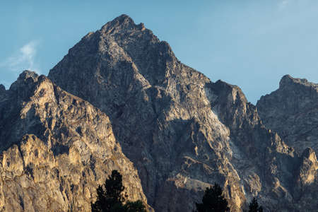 Mountain peaks of the Caucasus