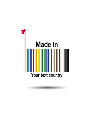 barcode scanning electronic information readingのイラスト素材