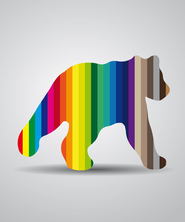 black and white logo faunaのイラスト素材